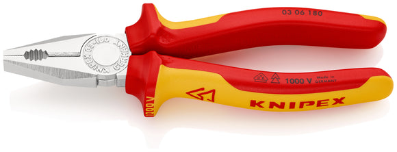 Image of a Knipex VDE Plier Combination 180mm