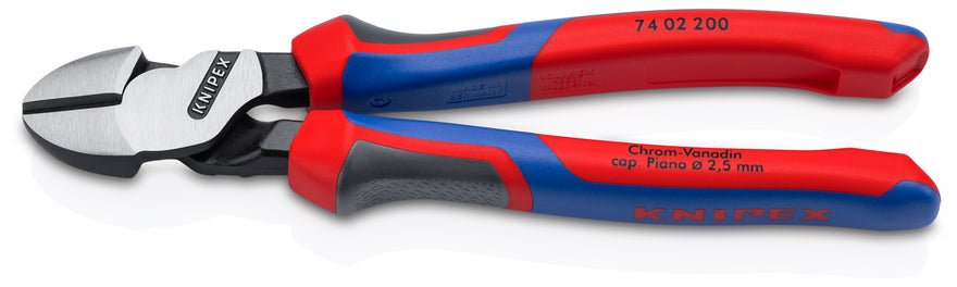 Image of a Knipex Plier Diagonal Cutter Hi-Lever 180mm Com