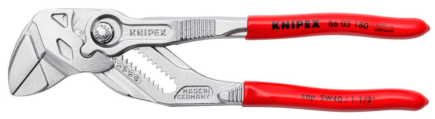 Image of a Knipex Plier Wrench 180mm Chrome PVC