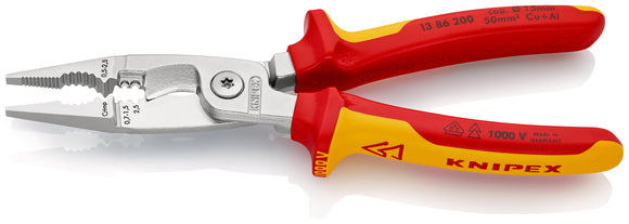 Image of a Knipex VDE Plier Electrician 200mm