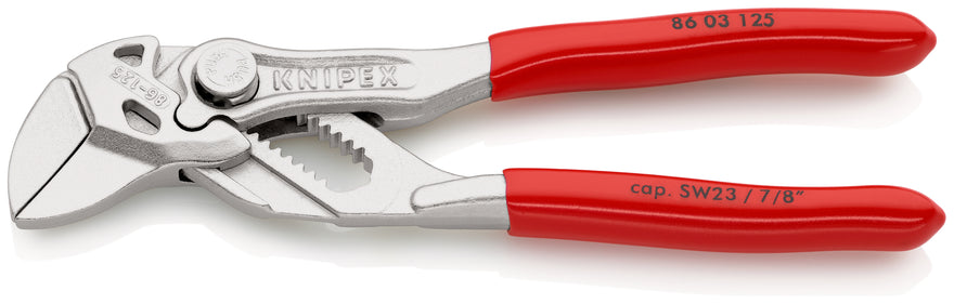 Image of a Knipex Plier Wrench 125mm Chrome PVC