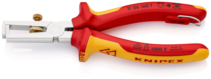 Image of a Knipex VDE Plier Wire Stripper 160mm
