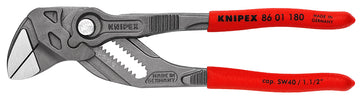 Image of a Knipex Plier Wrench 180mm Black PVC