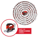 Einhell Cordless Jig Saw TE-JS 18/80 Li-Solo - image 02
