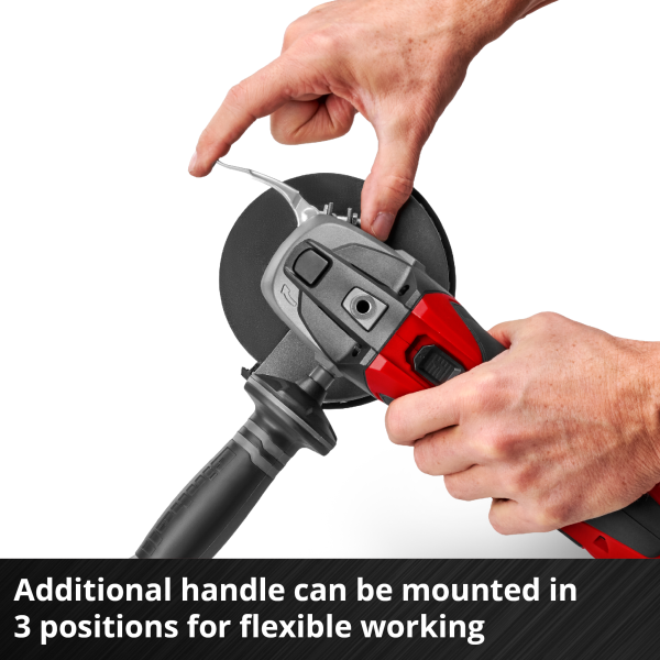 Einhell Cordless Angle Grinder TE-AG 18/115 Li-Solo + 2,5Ah Starter Kit