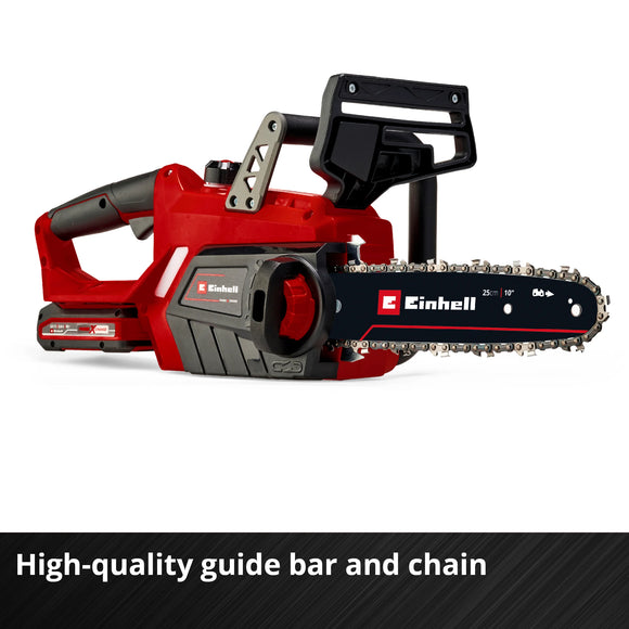 Einhell Cordless Chain Saw GE-LC 18/25-1 Li Kit (1x3,0Ah) - image 06