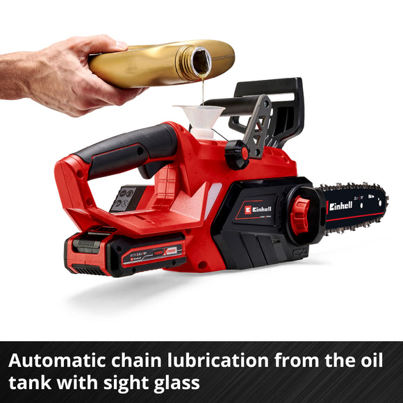 Einhell Cordless Chain Saw GE-LC 18/25-1 Li Kit (1x3,0Ah) - image 07
