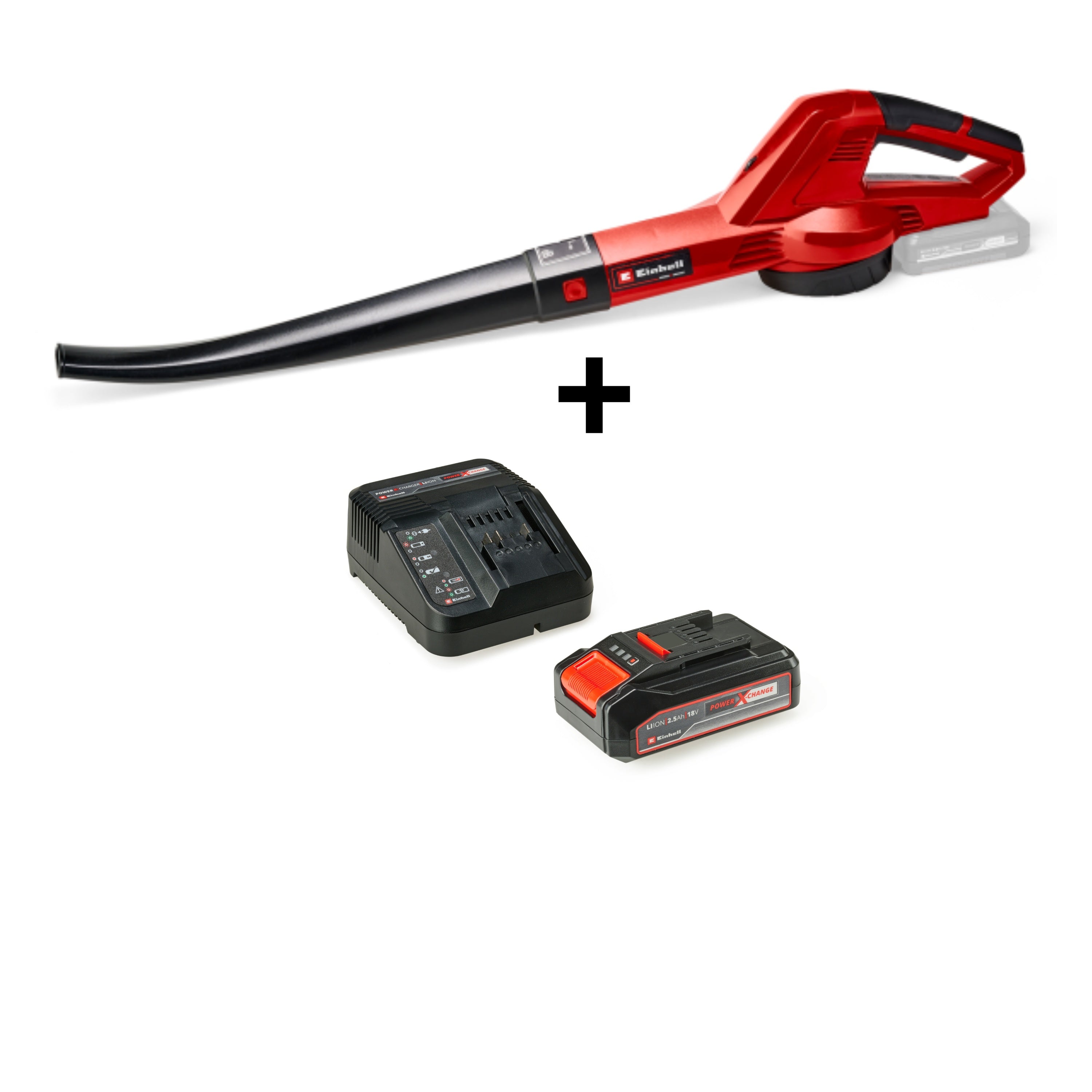 Einhell Cordless Leaf Blower GC-CL18 Li E-Solo + 2,5Ah Starter Kit
