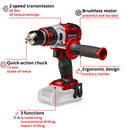 Einhell Cordless Impact Drill TP-CD 18 Li-i Brushless-Solo-4