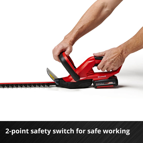 Einhell Cordless Hedge Trimmer GC-CH 1846 Li Kit (1X2,0Ah) - image 05