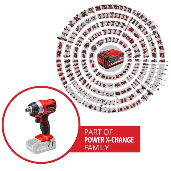Einhell Cordless Impact Wrench TP-CW 18 Li Brushless-Solo