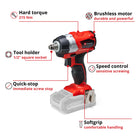 Einhell Cordless Impact Wrench TP-CW 18 Li Brushless-Solo - image 04