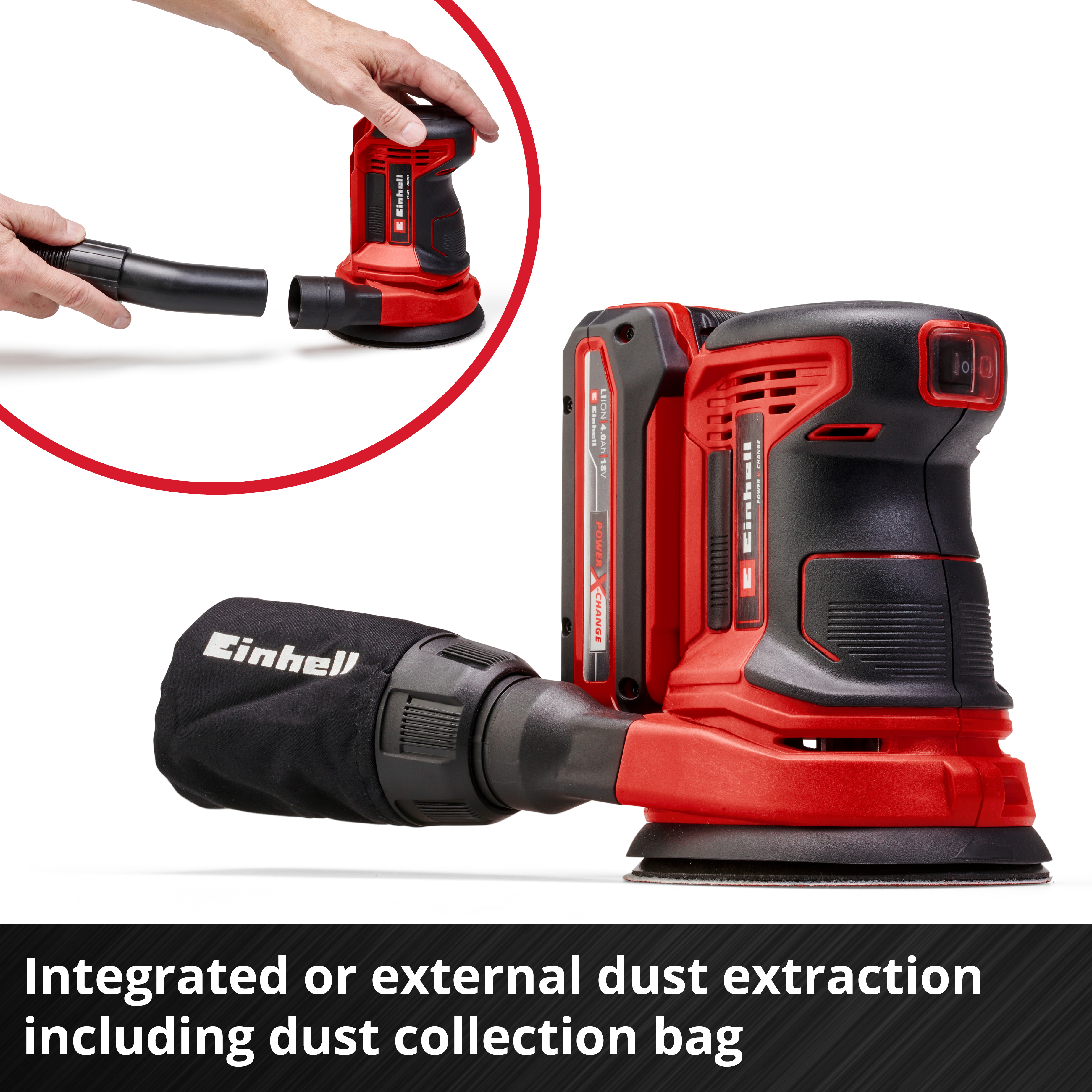 Einhell Cordless Rotating Sander TE-RS 18 Li-Solo
