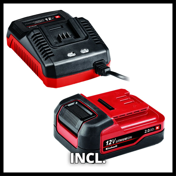 Einhell Cordless Drill TE-CD 12/1 Li (1x2,0Ah) - image 06