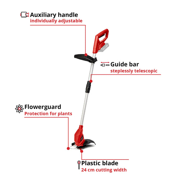 Einhell Cordless Lawn Trimmer GC-CT 18/24 Li-Solo - image 04