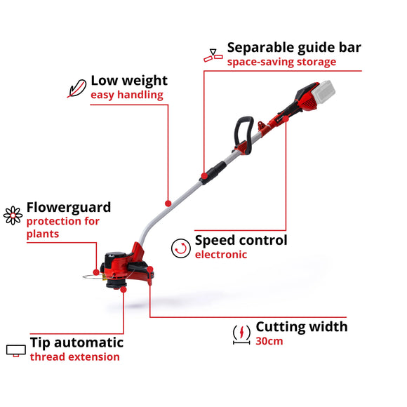 Einhell Cordless Lawn Trimmer GE-CT 36/30 Li E-Solo - image 03