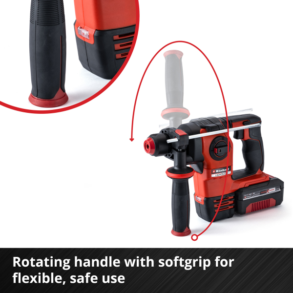 Einhell Cordless Rotary Hammer Herocco 18/20 + 4Ah Starter Kit