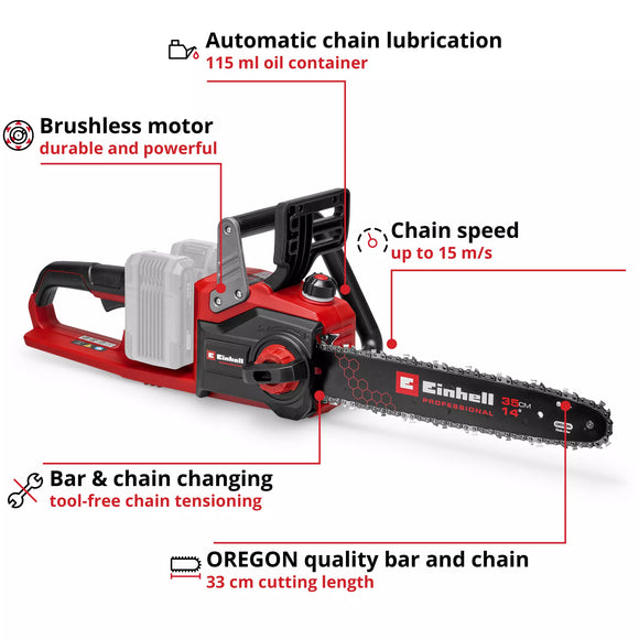 Einhell PROFESSIONAL Cordless Chain Saw GP-LC 36/35 Li-Solo