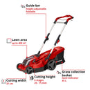 Einhell Cordless Lawn Mower GE-CM 36/37 Li-Solo - image 03