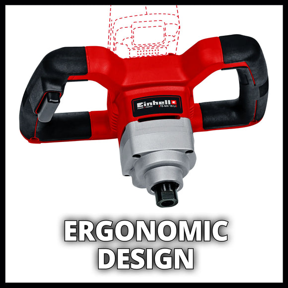 Einhell Cordless Paint/Mortar Mixer TE-MX 18 Li - Solo - image 04