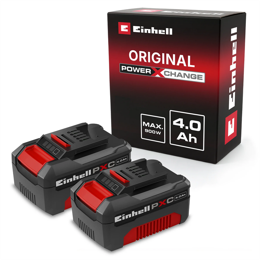 Einhell PXC Twin Pack 2x18V 4,0Ah Batteries - image 01