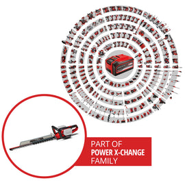 Einhell Cordless Hedge Trimmer GE-CH 36/65 Li-Solo - image 02
