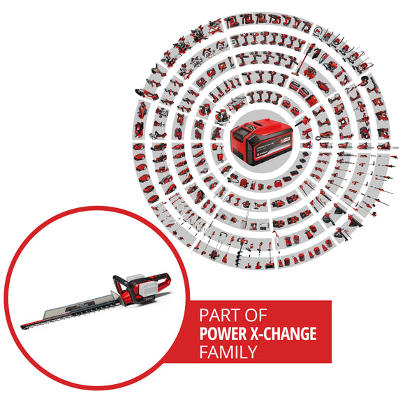 Einhell Cordless Hedge Trimmer GE-CH 36/65 Li-Solo - image 02