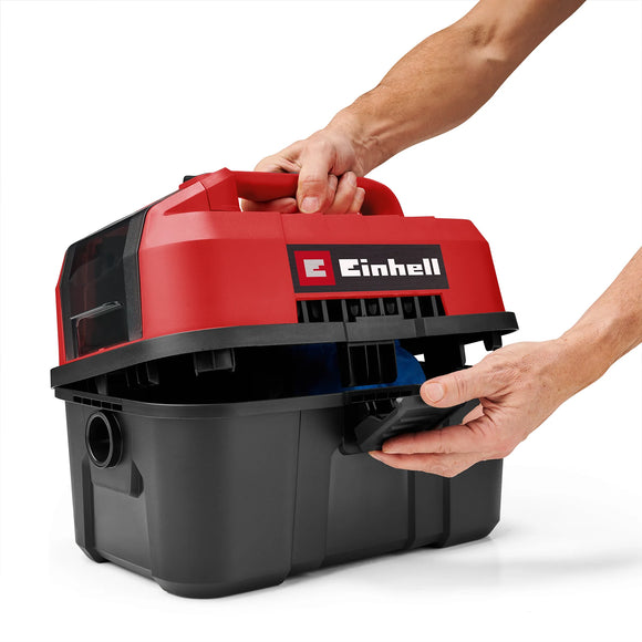 Einhell Cordless Wet/Dry Vacuum Cleaner TE-VC 18/10 Li-Solo - image 07