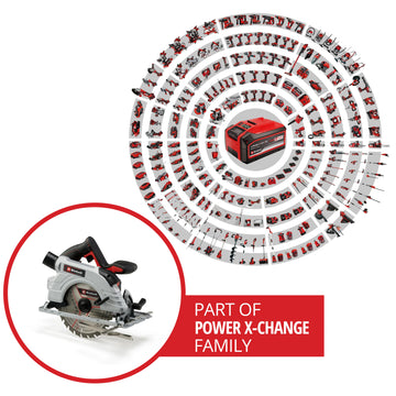 Einhell PROFESSIONAL Cordless Circular Saw TP-CS 18/190 Li BL - Solo - image 02
