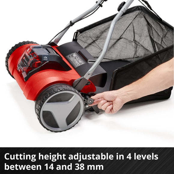 Einhell Cordless Cylinder Lawn Mower GE-HM 18/38 Li-Solo - image 06