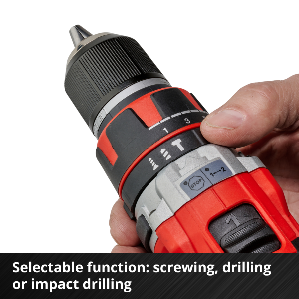 Einhell Cordless Impact Drill TP-CD 18/50 Li-I Bl (2X2,0Ah With Carry Case)