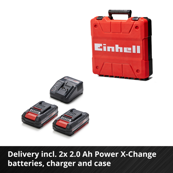 Einhell Cordless Impact Drill TP-CD 18/50 Li-I Bl (2X2,0Ah With Carry Case)