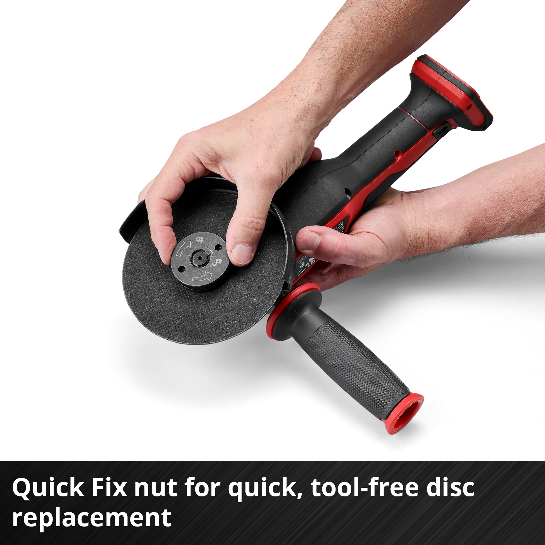 Einhell Cordless Angle Grinder Axxio 18/115 Q + 4Ah Starter Kit