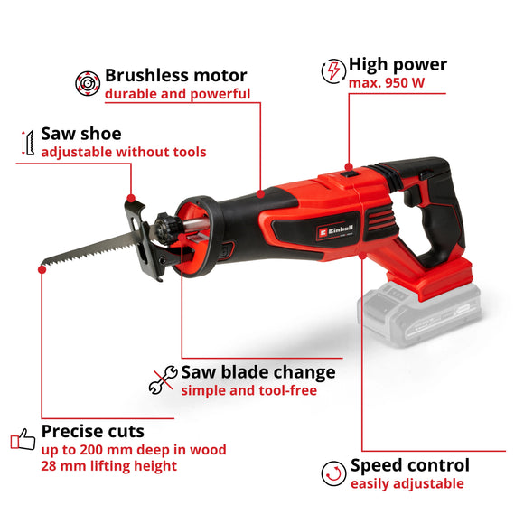Einhell PROFESSIONAL Cordless All Purpose Saw TP-AP 18/28 Li BL - Solo - image 03