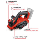 Einhell Cordless Planer TE-PL 18/82 Li - Solo - image 04