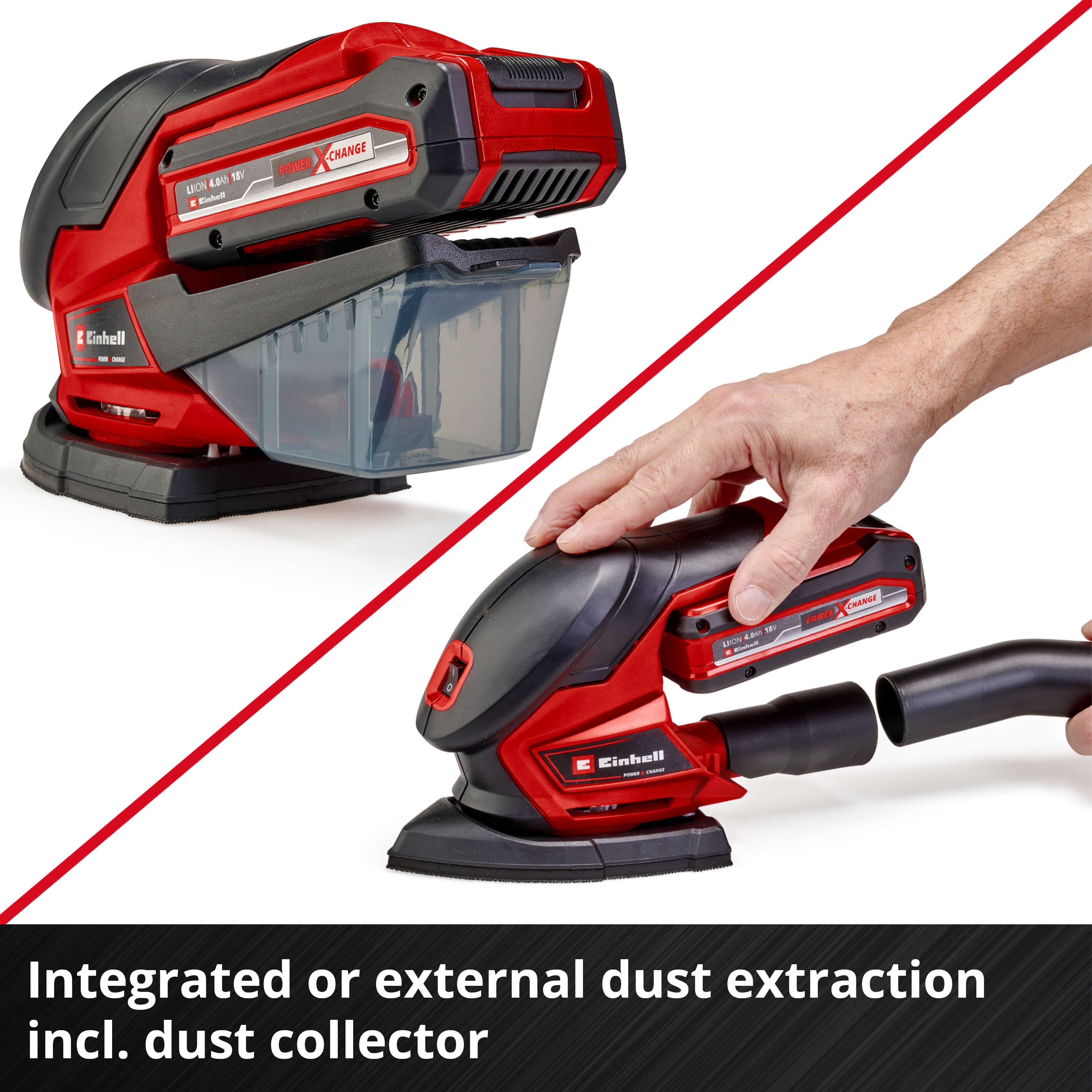 Einhell Cordless Multiple Sander TE-OS 18/150 Li Solo