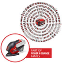 Einhell Cordless Multiple Sander TE-OS 18/150 Li Solo excl Battery & Charger - image 03