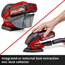 Einhell Cordless Multiple Sander TE-OS 18/150 Li Solo excl Battery & Charger - image 08