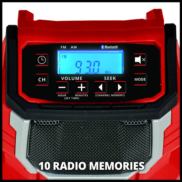 Einhell Cordless Radio TC-RA 18 Li BT - Solo - image 03