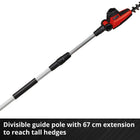 Einhell Cordless Telescopic Hedge Trimmer GC-HH 18/45 Li T-Solo - image 06