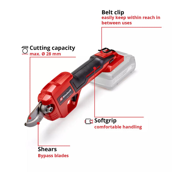Einhell Cordless Pruning Shears GE-LS 18 Li-Solo