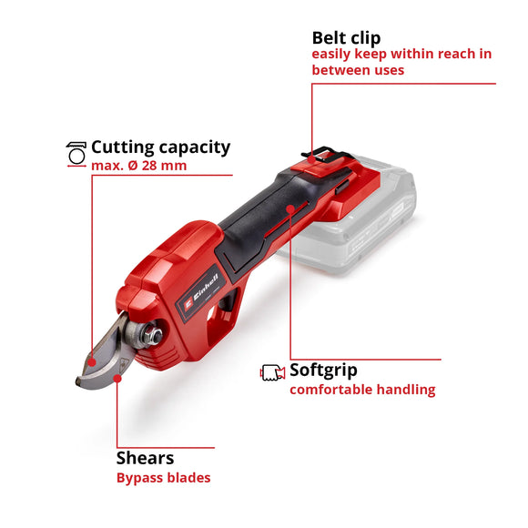 Einhell Cordless Pruning Shears GE-LS 18 Li-Solo - image 03