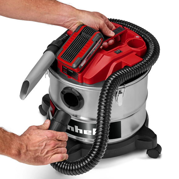 Einhell Cordless Ash Vacuum Cleaner TE-AV 18/15 Li C-Solo - image 11