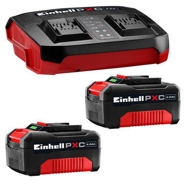 Einhell PXC-Starter Kit 2x 4,0Ah & Twincharger Kit 1 - image 01
