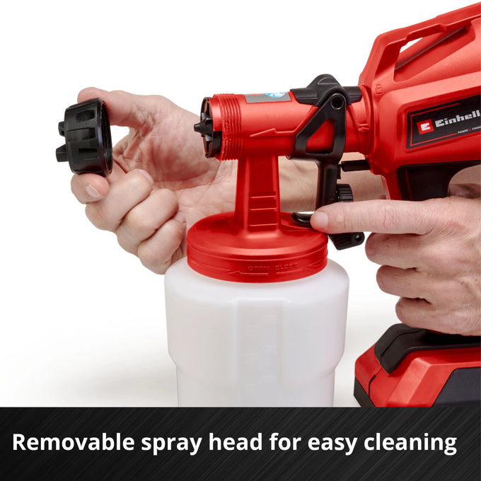 Einhell Cordless Paint Spray Sys (Spray Gun) TC-SY 18/60 Li-Solo - image 08