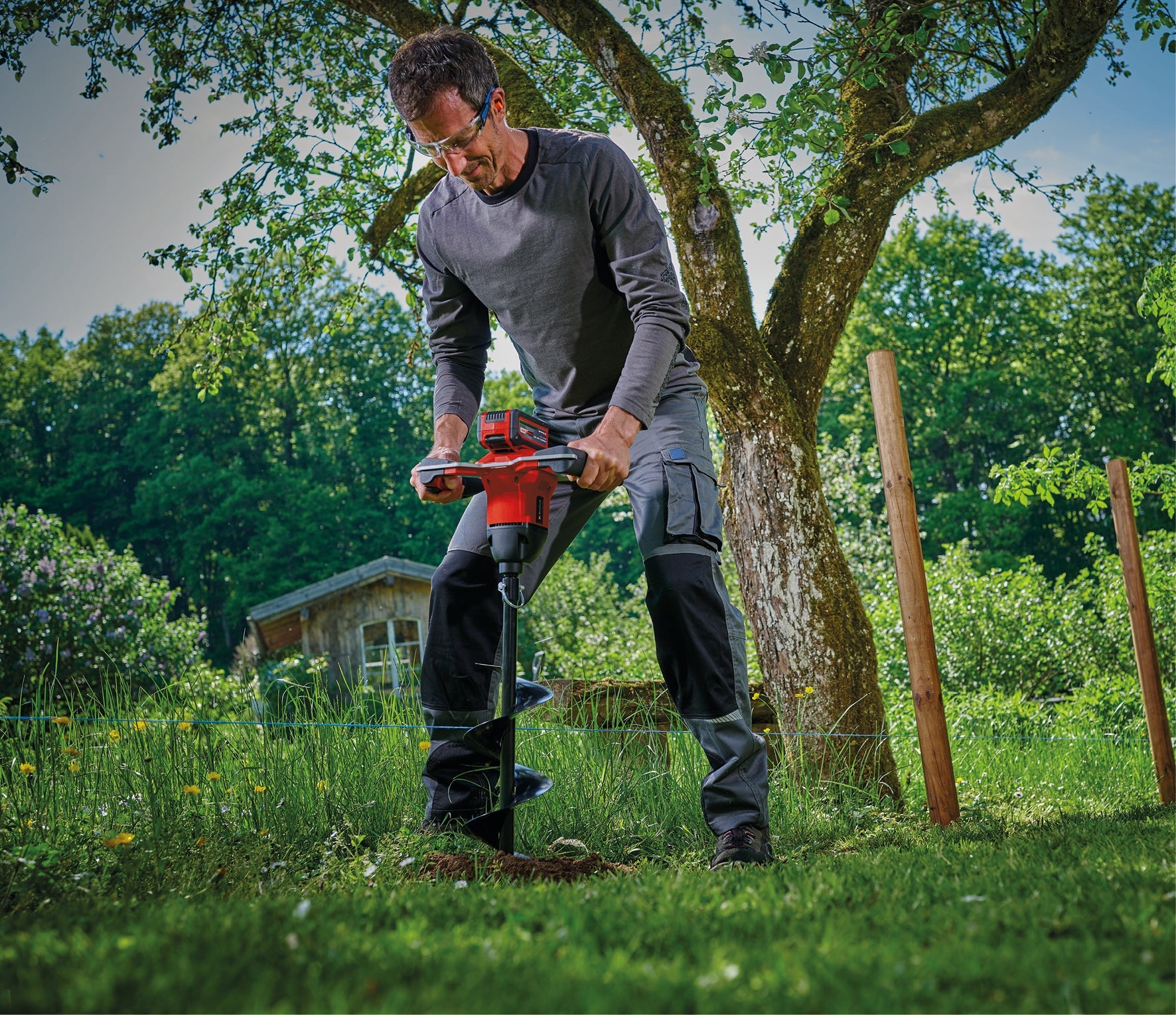 Einhell Cordless Earth Auger GP-EA 18/150 Li BL-Solo