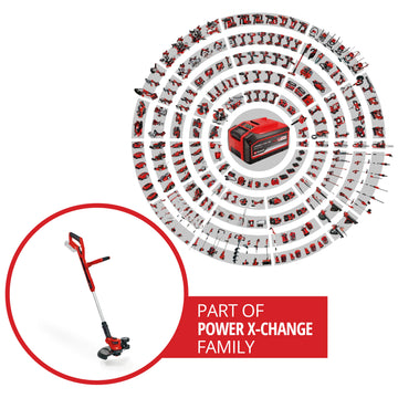 Einhell Cordless Lawn Trimmer GE-CT 18/30 Li-Solo - image 02