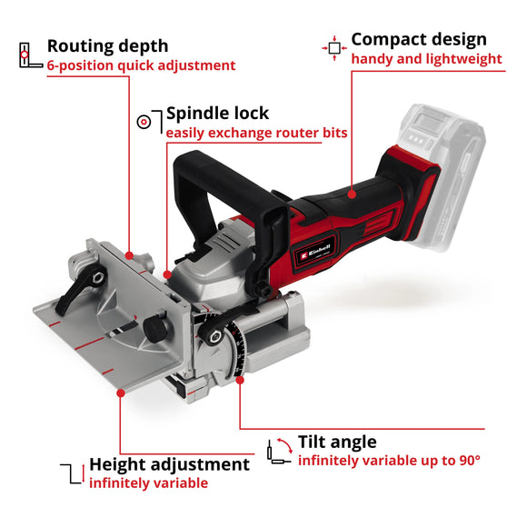 Einhell Cordless Biscuit Jointer TE-BJ 18 Li - Solo - image 04