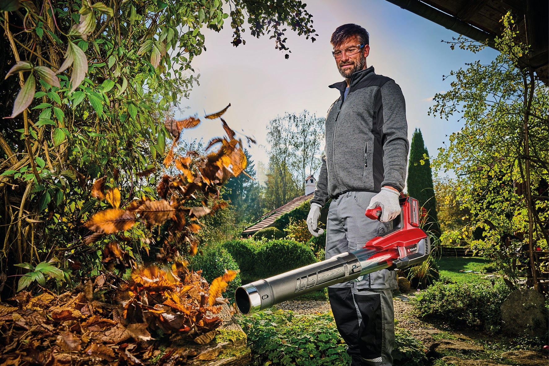 Einhell Cordless Leaf Blower GP-LB 18/200 Li E-Solo - 0