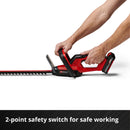Einhell Cordless Hedge Trimmer GC-CH 18/40 Li Solo - image 06
